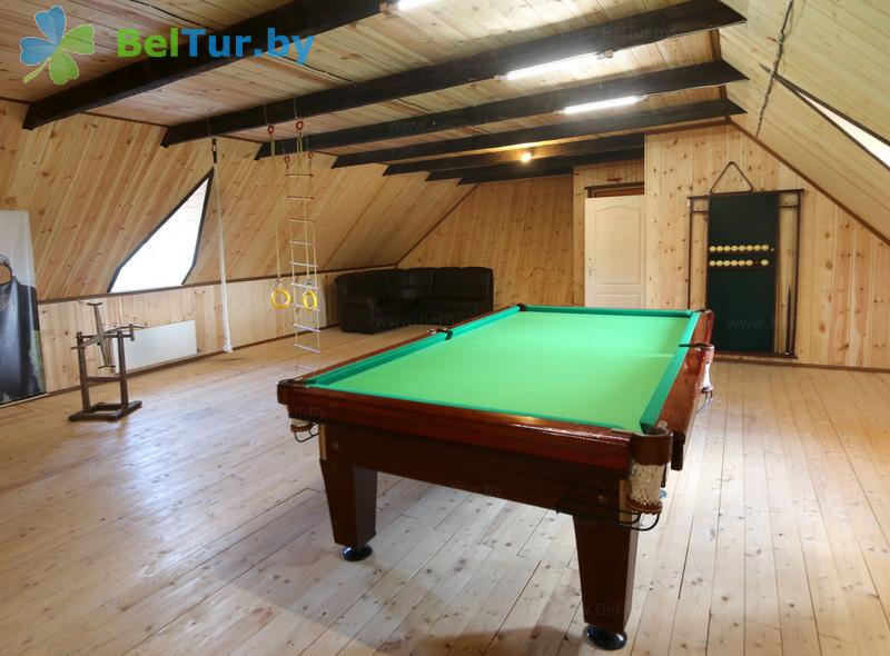 Rest in Belarus - recreation center Krasnogorka - Billiards