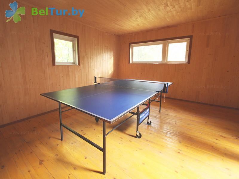 Rest in Belarus - recreation center Pogorany - Table tennis (Ping-pong)