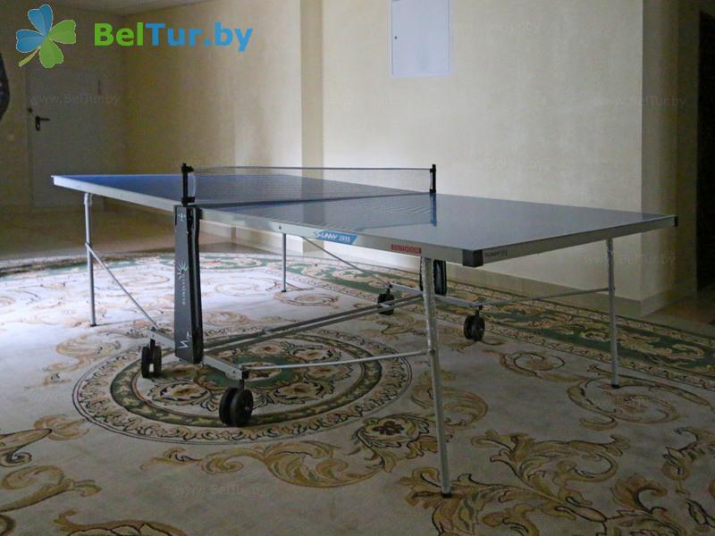 Rest in Belarus - educational and recreational complex Forum Minsk - Table tennis (Ping-pong)