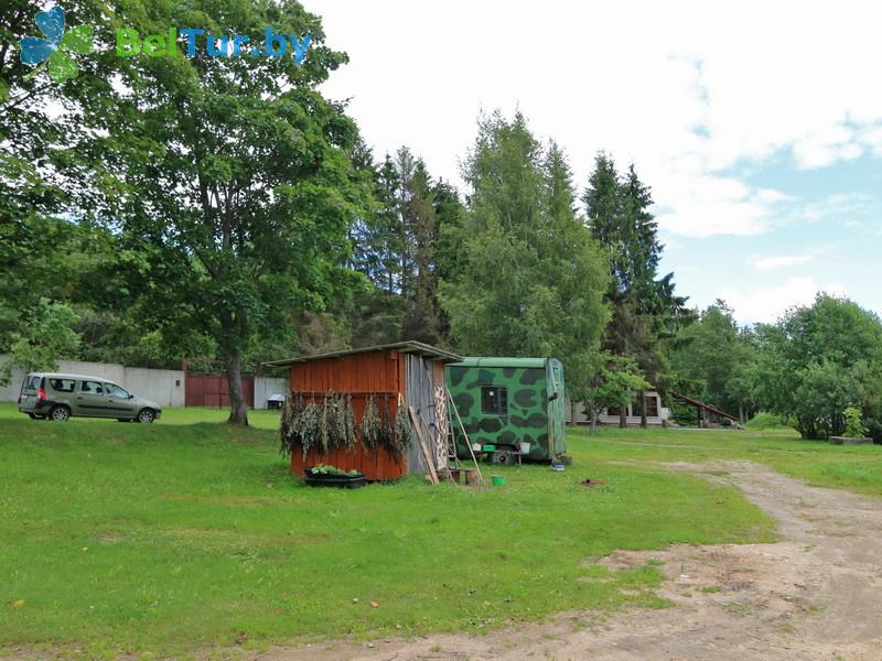 Rest in Belarus - hunter's house Lebedinoe - Parking lot