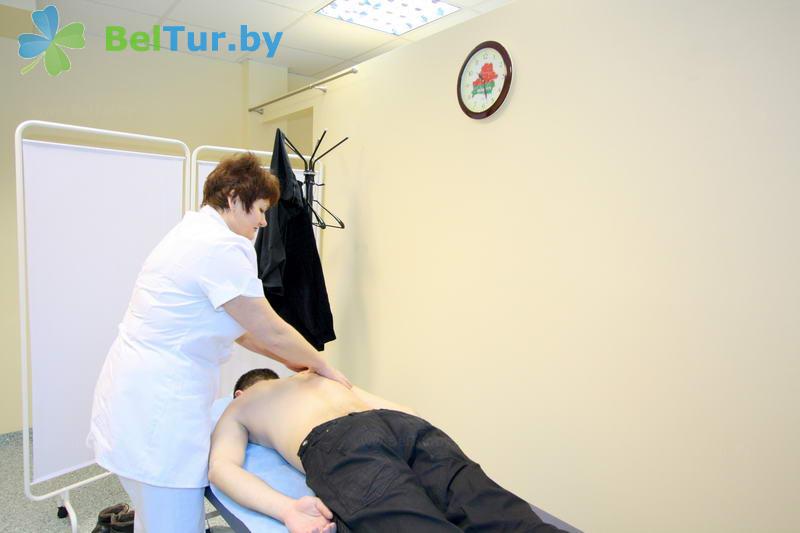 Rest in Belarus - hotel complex Vesta - Manual massage
