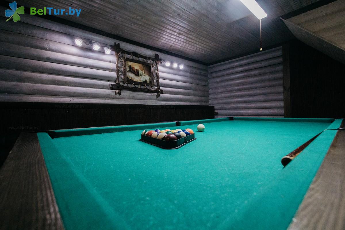 Rest in Belarus - recreation center Belyye Rosy - Billiards