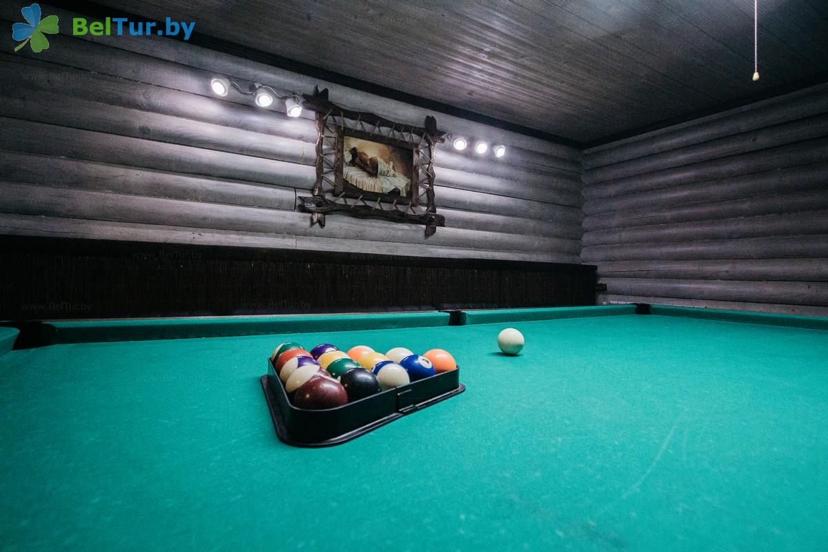 Rest in Belarus - recreation center Belyye Rosy - Billiards