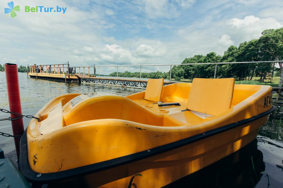 Rest in Belarus - recreation center Belyye Rosy - Rent boats