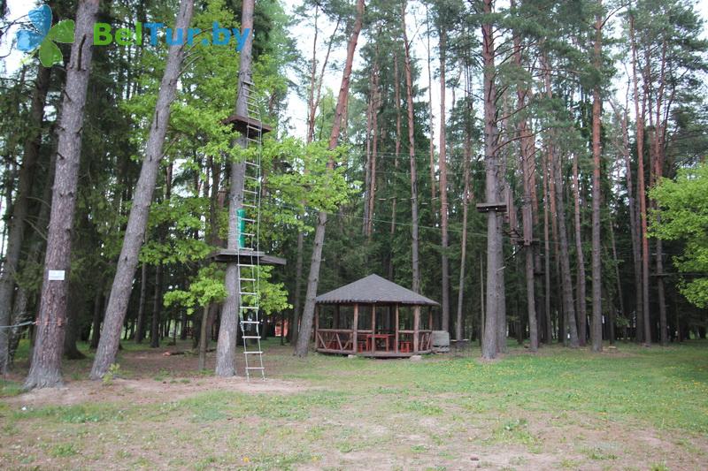 Rest in Belarus - recreation center Chaika Borisov - Rope town