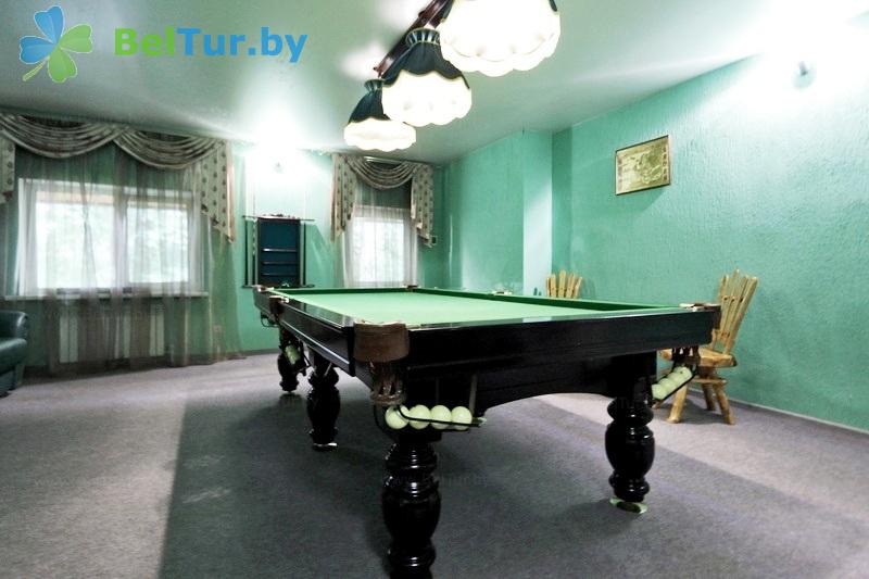 Rest in Belarus - recreation center Serebryanyiy rodnik - Billiards