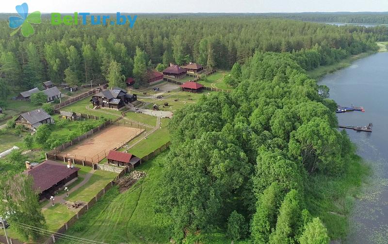 Rest in Belarus - recreation center Bobrovaja hata - Territory
