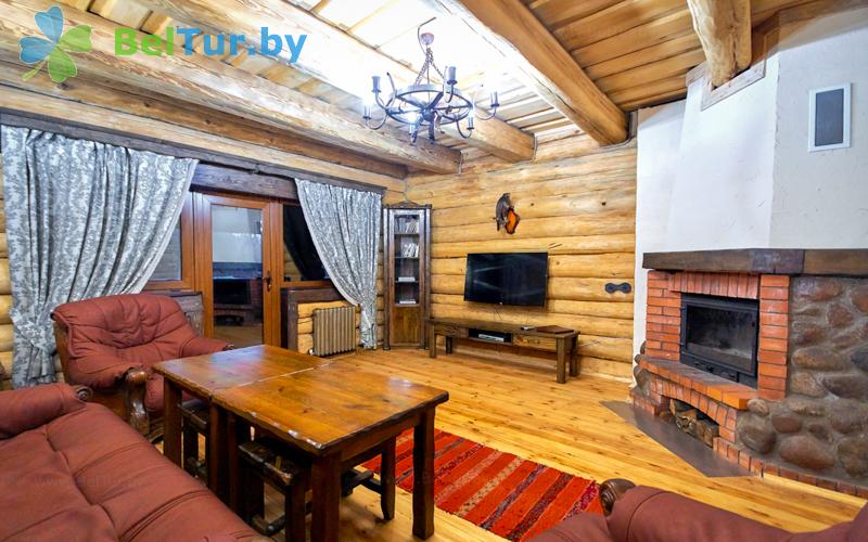 Rest in Belarus - recreation center Bobrovaja hata - house for 6 people (cottage Volchij log) 