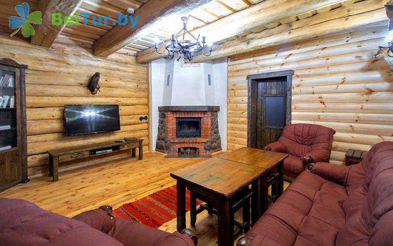 Rest in Belarus - recreation center Bobrovaja hata - house for 6 people (cottage Volchij log) 