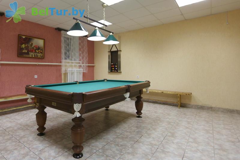 Rest in Belarus - recreation center Vysoki bereg Nemana - Billiards