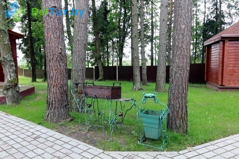 Rest in Belarus - hunter's house Gluhariny tok - Barbeque