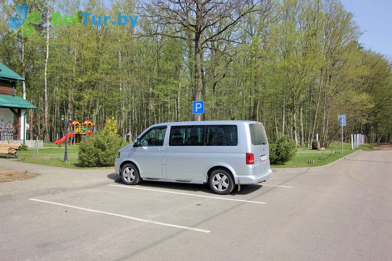 Rest in Belarus - hotel complex Zharkovschina - Parking lot