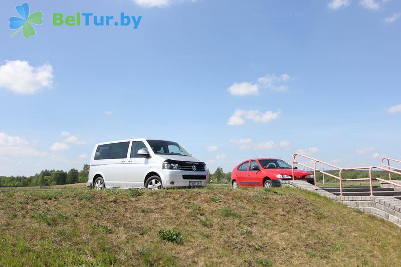 Rest in Belarus - recreation center Dom rybaka - Parking lot