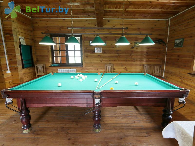 Rest in Belarus - hunter's house Novogrudsky - Billiards