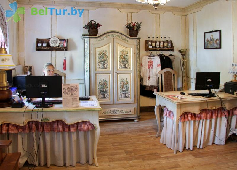 Rest in Belarus - tourist complex Nanosy - Reception