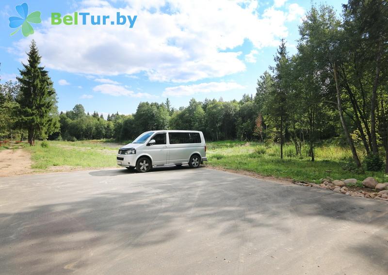 Rest in Belarus - recreation center Ochotnik u duba - Parking lot