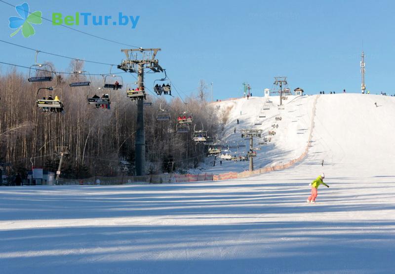 Rest in Belarus - ski sports complex Logoisk - Downhill