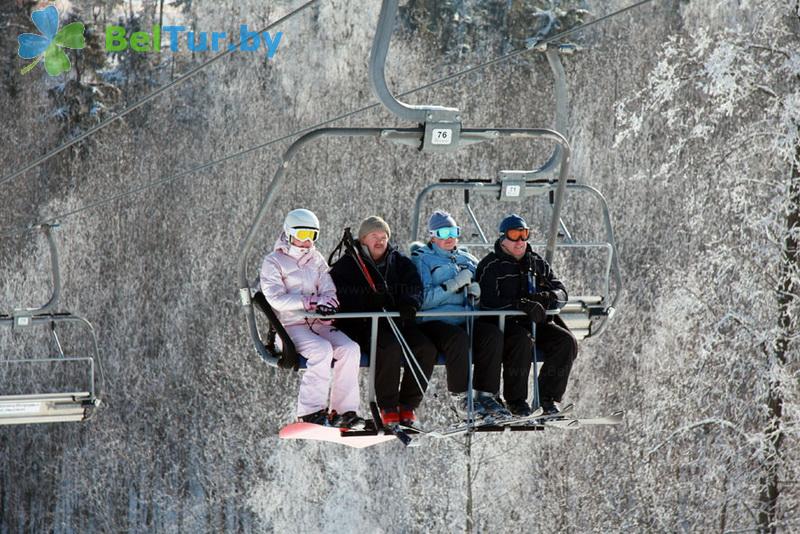 Rest in Belarus - ski sports complex Logoisk - Downhill