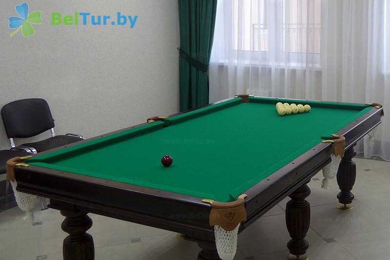 Rest in Belarus - hotel complex Myadel - Billiards