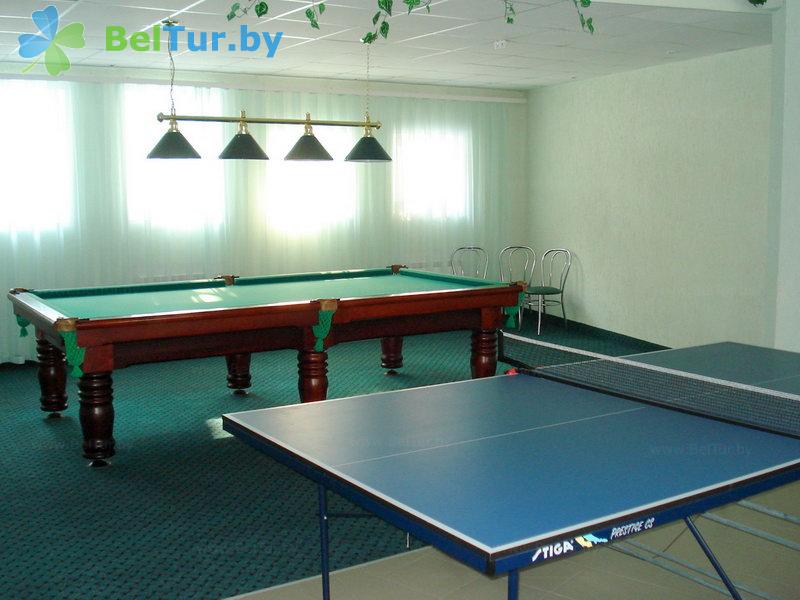Rest in Belarus - health-improving complex Sputnik Jdanovichi - Table tennis (Ping-pong)