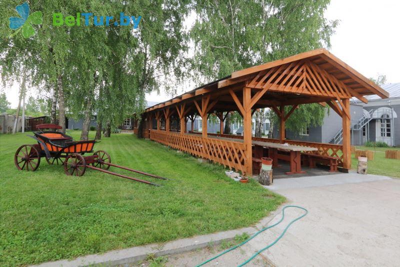 Rest in Belarus - hotel complex Seating yard Nehachevo - Summer terrace