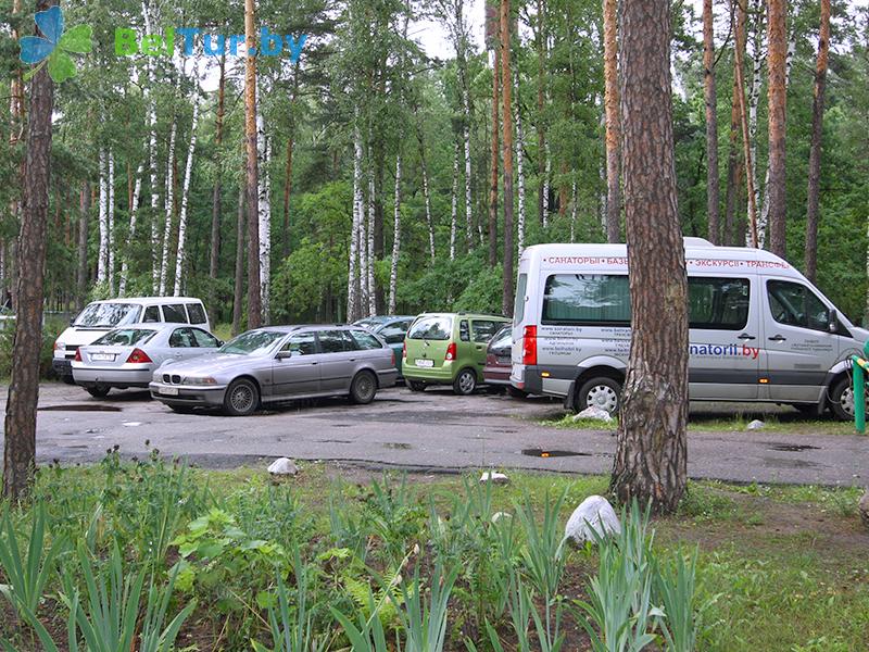 Rest in Belarus - recreation center Beloe ozero - Parking lot