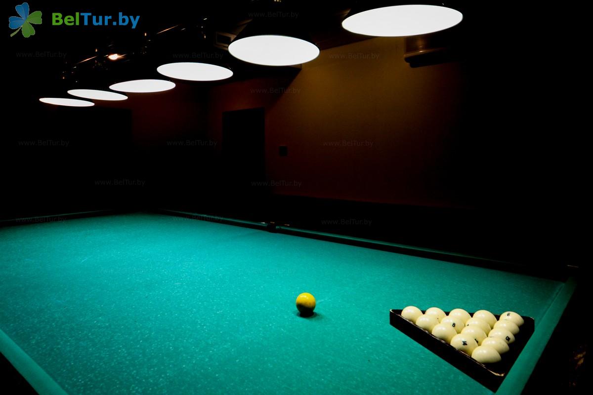 Rest in Belarus - hotel complex Ogonek Volma - Billiards