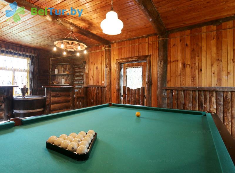 Rest in Belarus - hunter's house Vygonovsky - Billiards