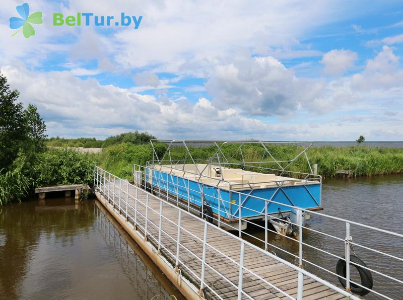 Rest in Belarus - hunter's house Vygonovsky - Motor ship