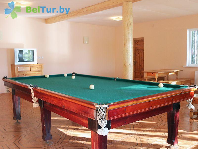 Rest in Belarus - recreation center Aktam - Billiards