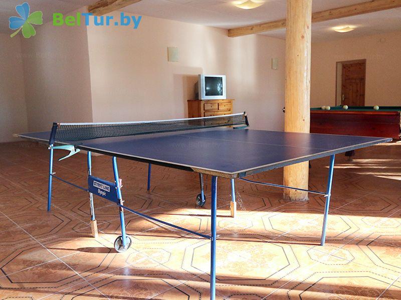 Rest in Belarus - recreation center Aktam - Table tennis (Ping-pong)