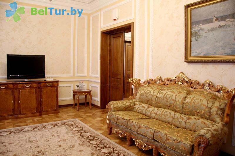 Rest in Belarus - hotel complex Dipservice Hall - double 2-room lux 1 (Voyskovy 4) 