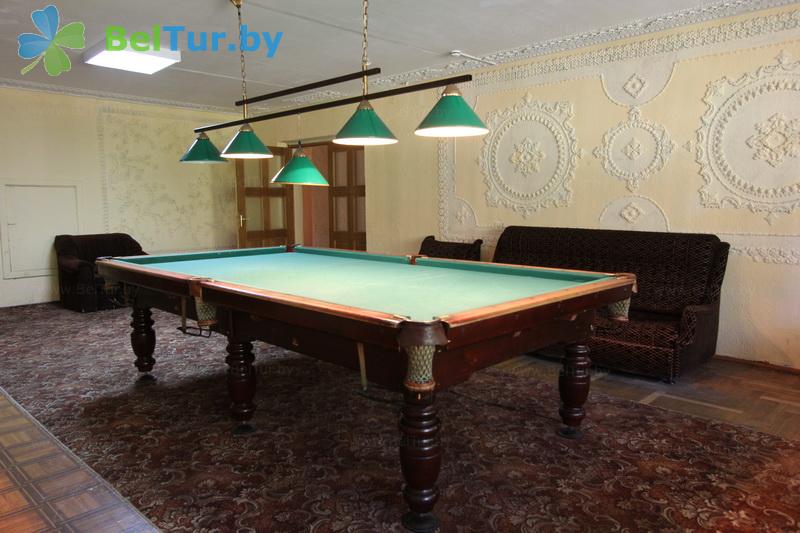 Rest in Belarus - recreation center Lesnoe ozero - Billiards