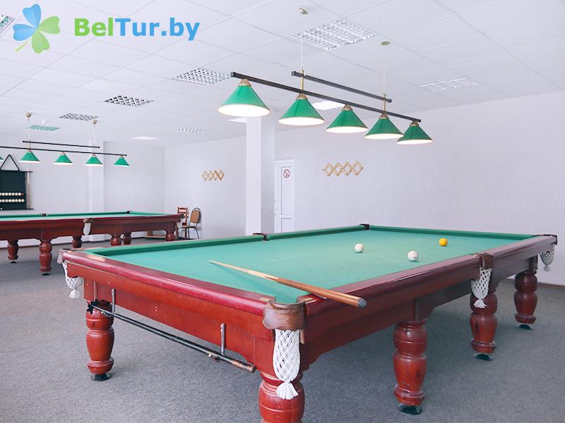 Rest in Belarus - tourist complex Braslavskie ozera - Billiards