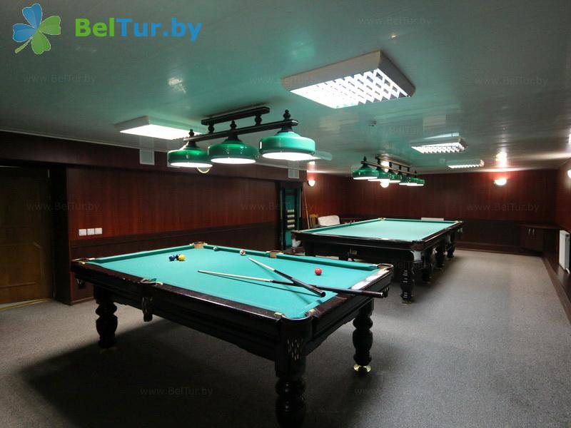 Rest in Belarus - recreation center Milograd - Billiards