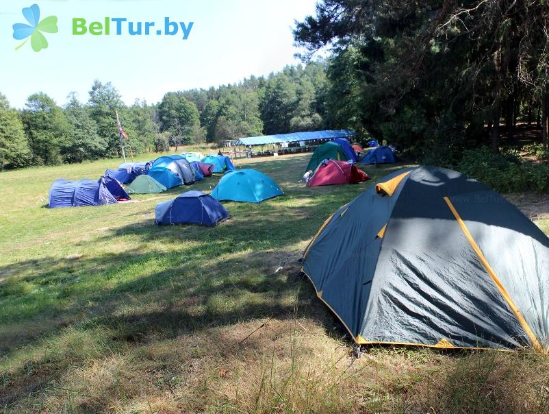 Rest in Belarus - recreation center Galaktika - Place to put up tents