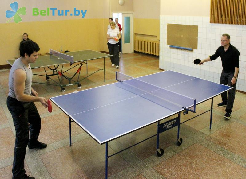 Rest in Belarus - recreation center Galaktika - Table tennis (Ping-pong)