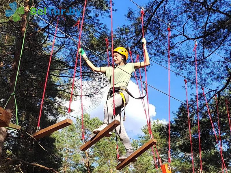 Rest in Belarus - tourist complex Vysoki bereg - Rope town