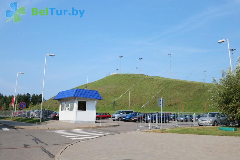 Rest in Belarus - republican ski center Silichy - Parking lot