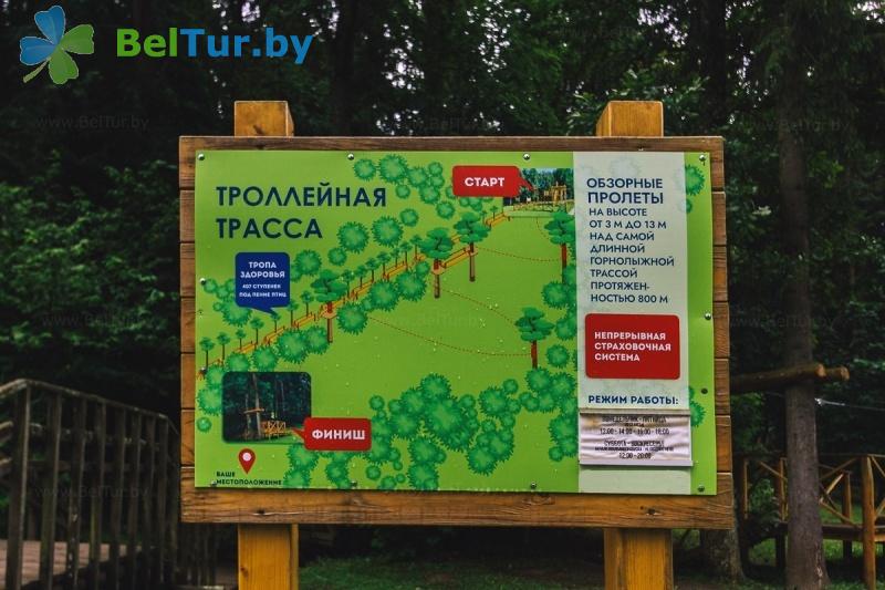 Rest in Belarus - republican ski center Silichy - Scheme of territory