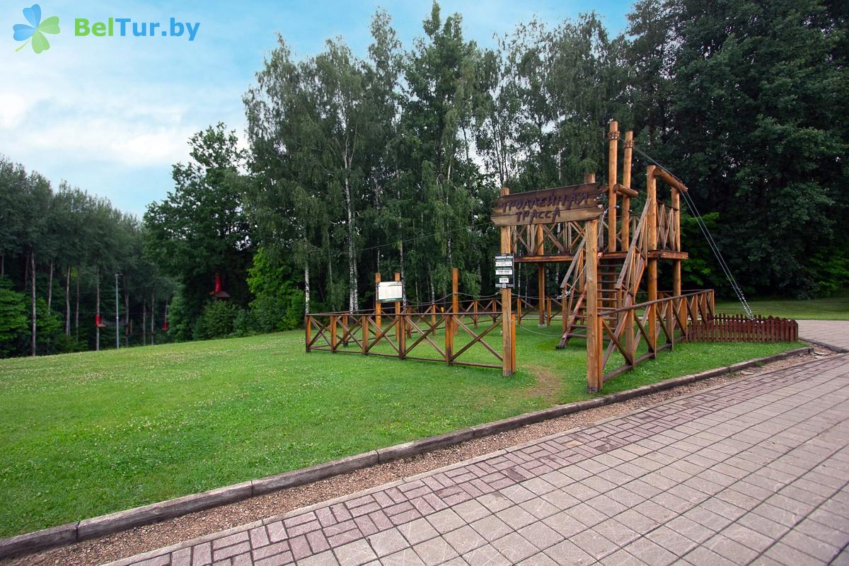 Rest in Belarus - republican ski center Silichy - Trolley track