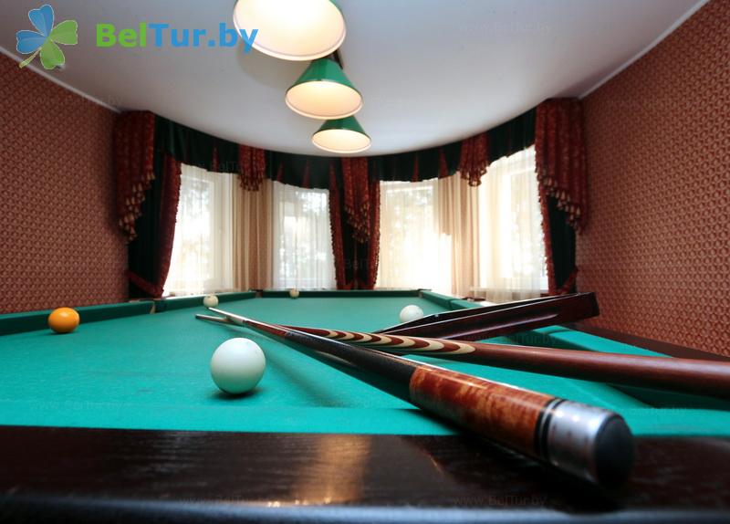 Rest in Belarus - recreation center Checheli - Billiards