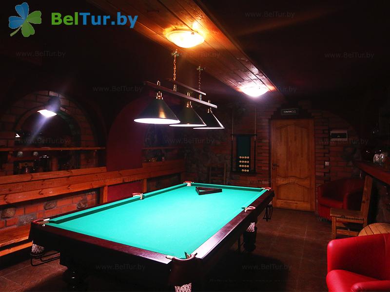 Rest in Belarus - tourist complex Dudinka City - Billiards