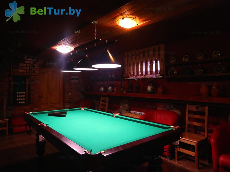 Rest in Belarus - tourist complex Dudinka City - Billiards