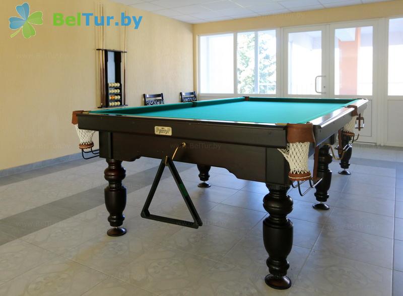 Rest in Belarus - tourist complex Pyshki - Billiards