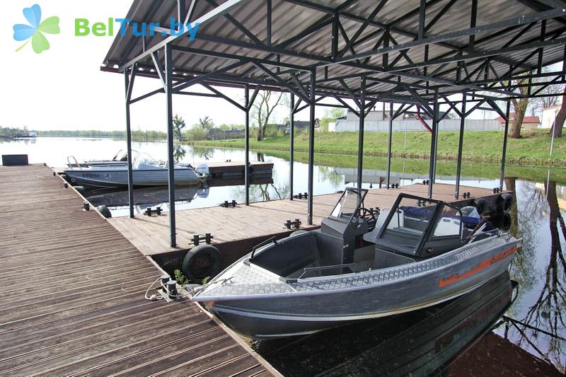 Rest in Belarus - hotel complex Nad Pripyatyu - Rent boats