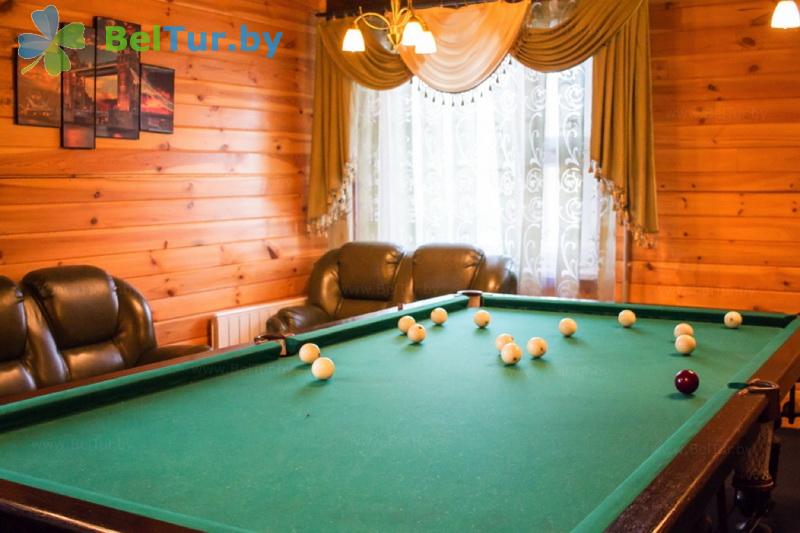 Rest in Belarus - tourist complex Nikolaevskie prudy - Billiards