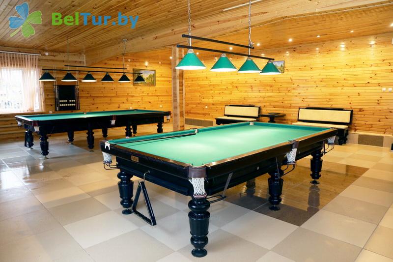 Rest in Belarus - tourist complex Nikolaevskie prudy - Billiards