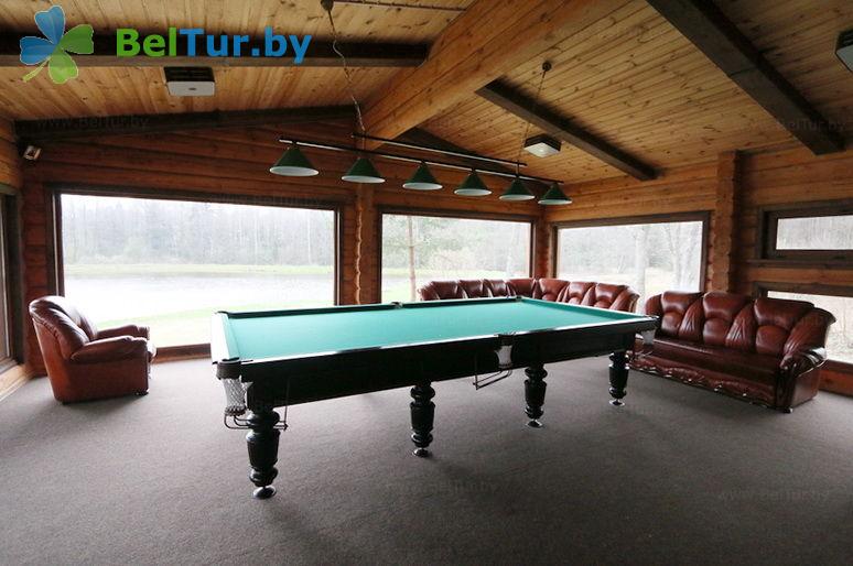 Rest in Belarus - hunter's house Belaya tropa - Billiards