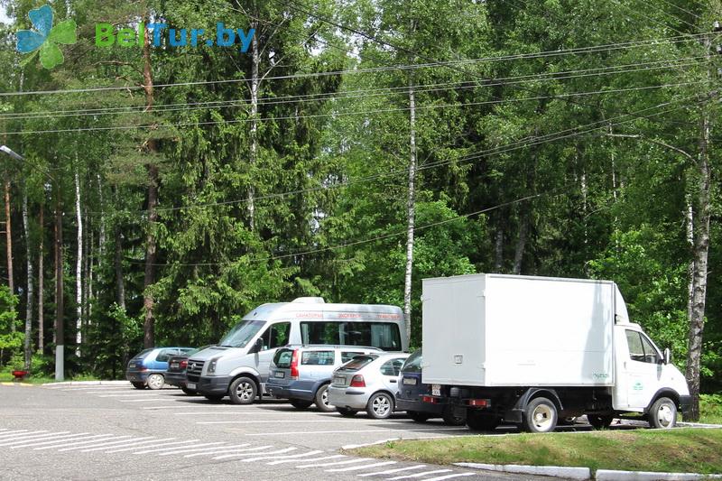 Rest in Belarus - recreation center Lesnaya polyana - Parking lot